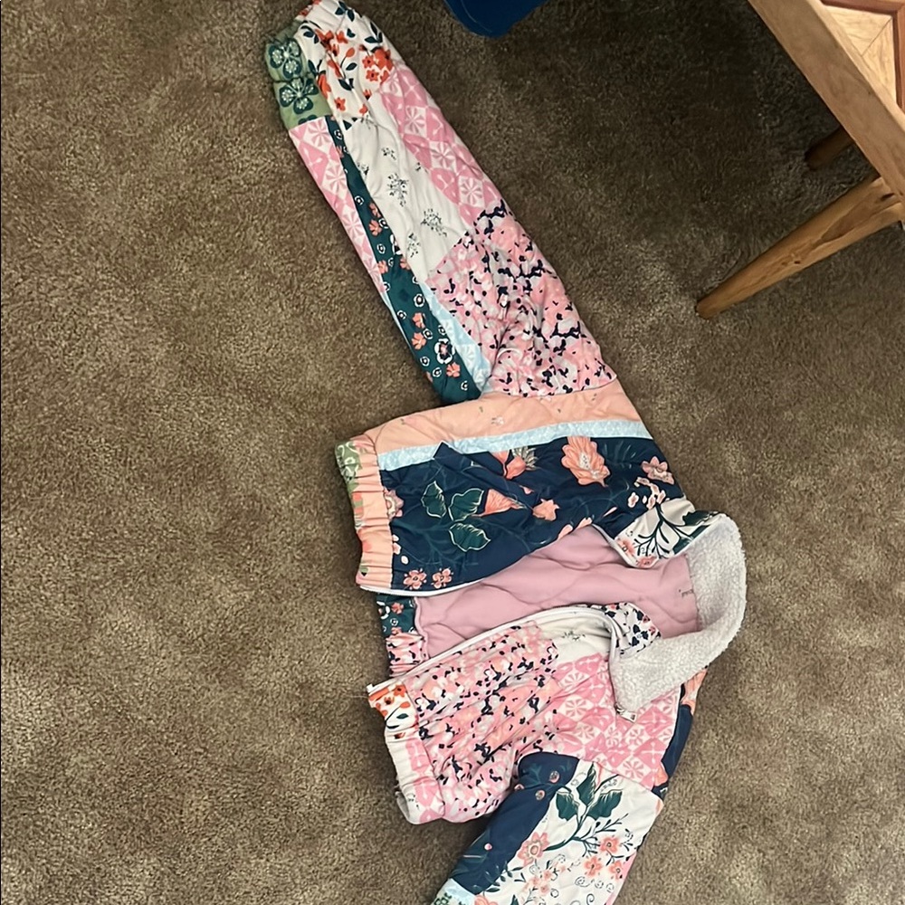 Altar'd State Multicolor Patchwork Bomber Jacket - image 1